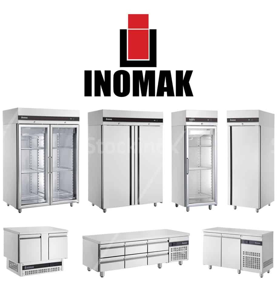 Επαγγελματικά Ψυγεία & Ψυγεία Πάγκος Inox με Συρτάρια & Πόρτες GN Inomak