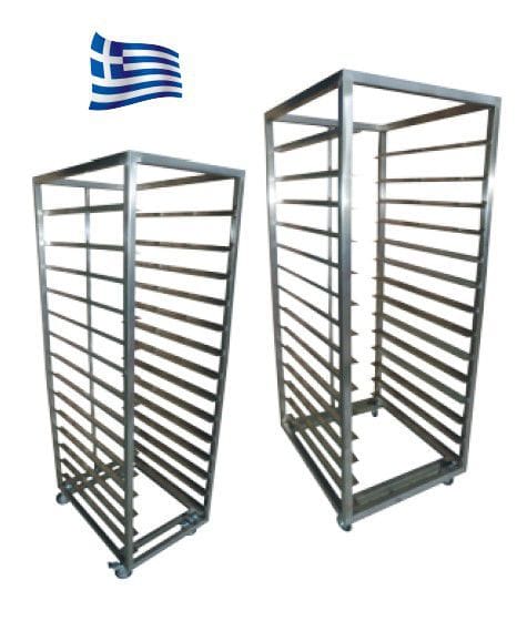 Τρόλεϊ μεταφοράς δίσκων Stockinox Ανοξείδωτες Κατασκευές