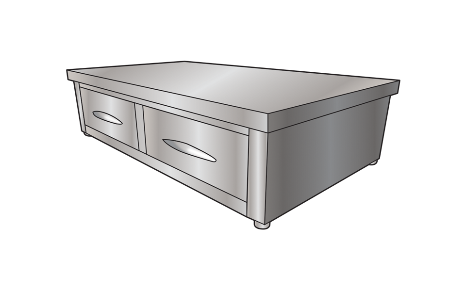 Κατασκευή συρταριέρων καφέ ανοξείδωτων