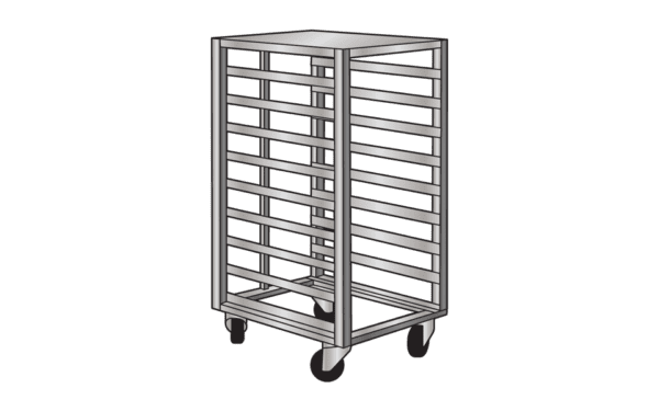 Κατασκευή ανοξείδωτα Τρόλεϊ Μεταφοράς Δίσκων