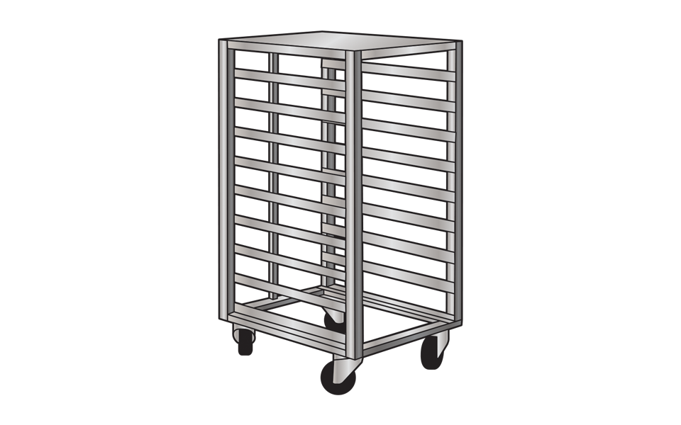 Κατασκευή ανοξείδωτα Τρόλεϊ Μεταφοράς Δίσκων